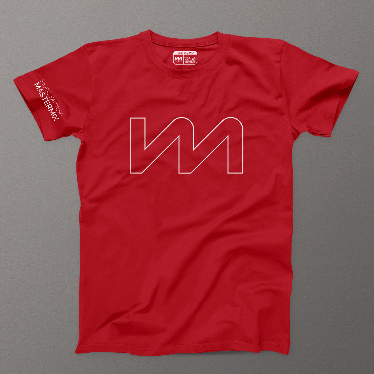 Short Sleeve T-Shirt - M Stroke (Red) - Mastermix
