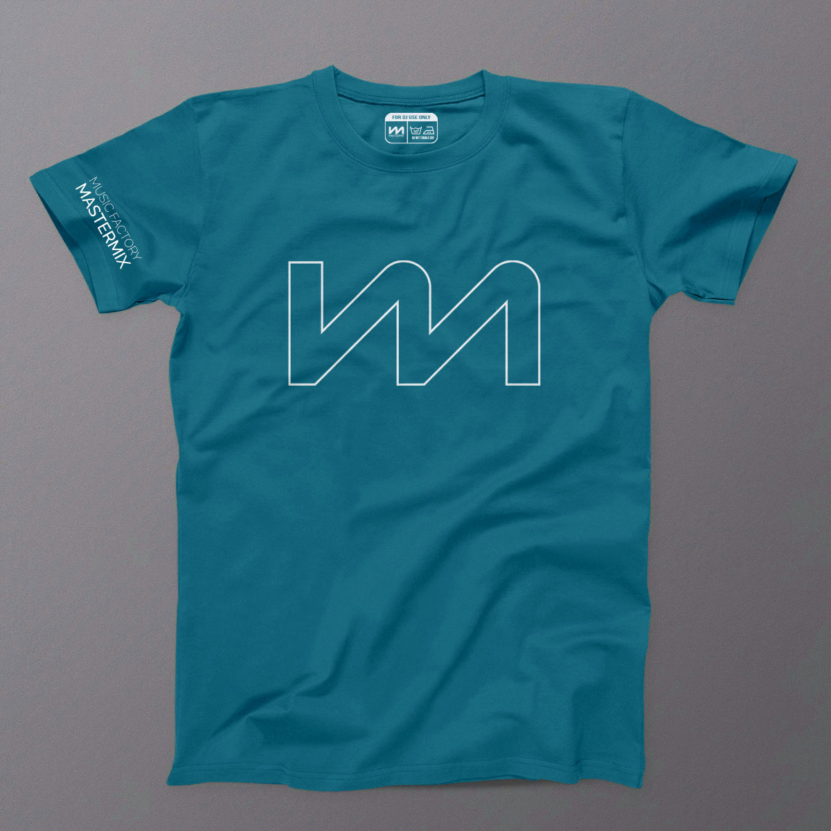 mastermix m stroke tshirt turquoise blue