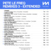 Pete Le Freq - Remixes 3 - Extended - Image 2