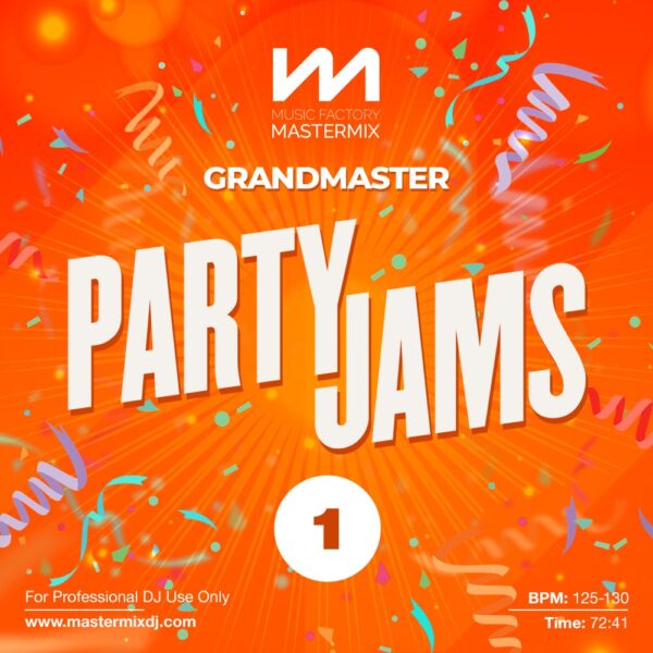 mastermix grandmaster party jams 1 front cover