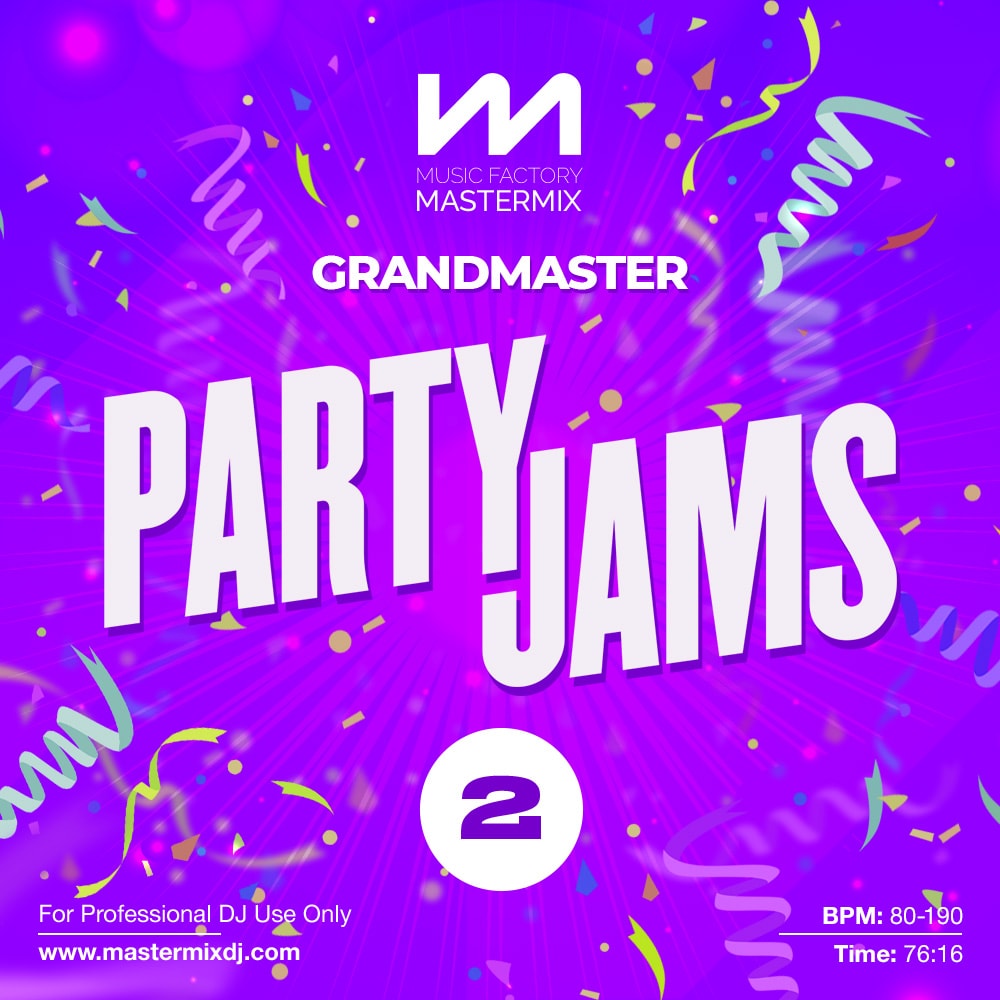 mastermix grandmaster party jams 2 front cover
