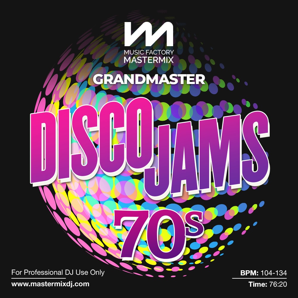 mastermix grandmaster disco jams 70s front cover