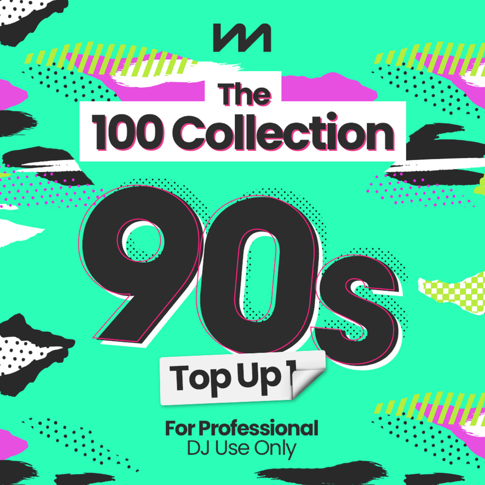 mastermix the 100 collection 90s top up 1 front cover