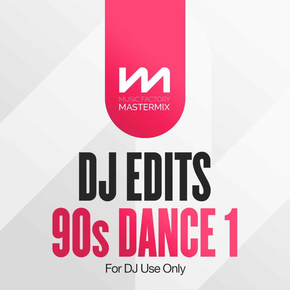 mastermix DJ Edits 90s Dance 1 front cover