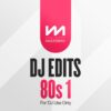 mastermix dj edits 80s 1 front cover