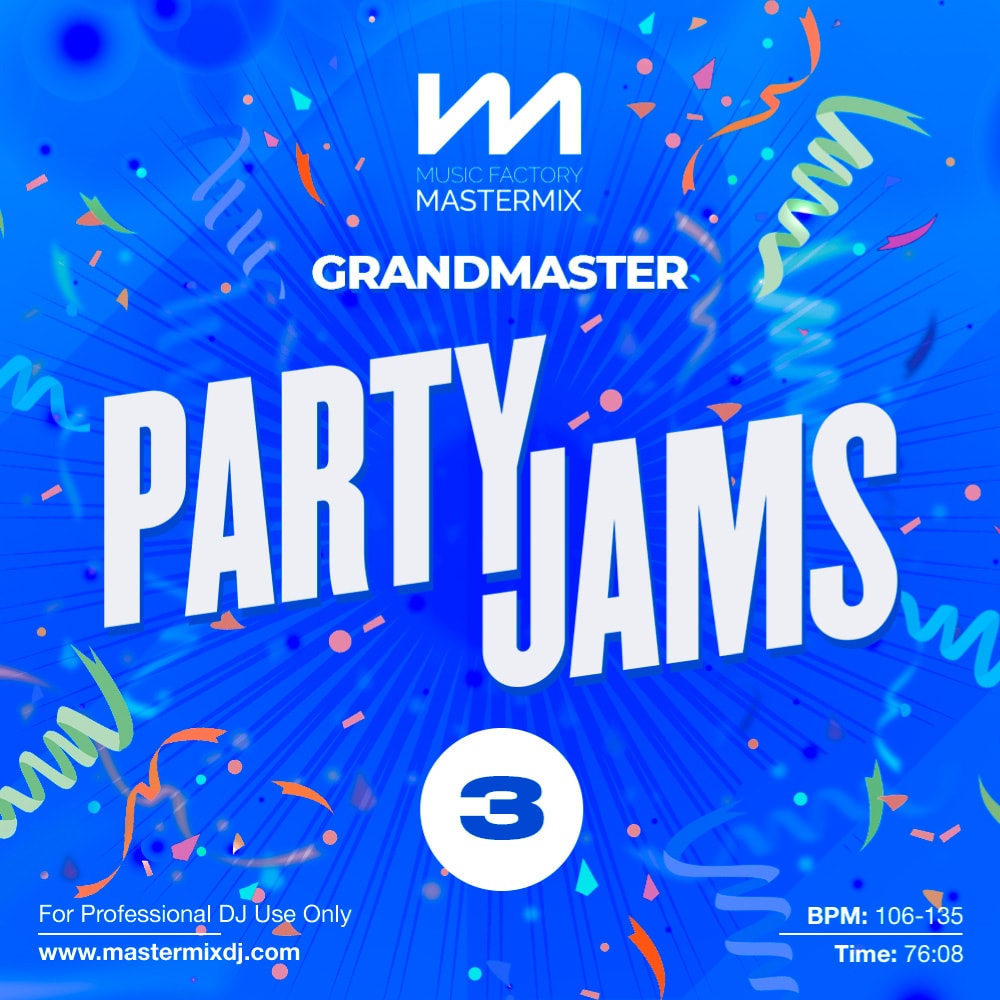 mastermix grandmaster party jams 3 front cover