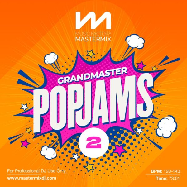 mastermix grandmaster pop jams 2 front cover