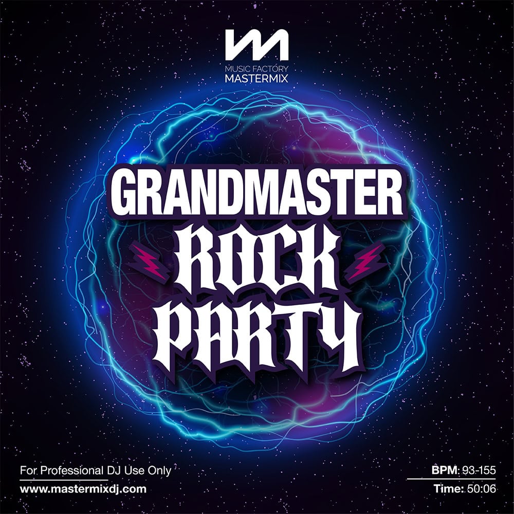 mastermix grandmaster rock party front cover