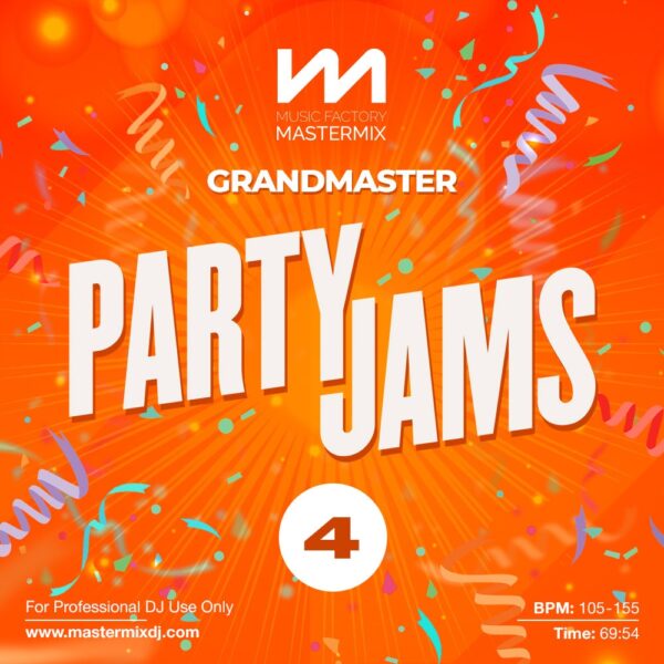 mastermix grandmaster party jams 4 front cover