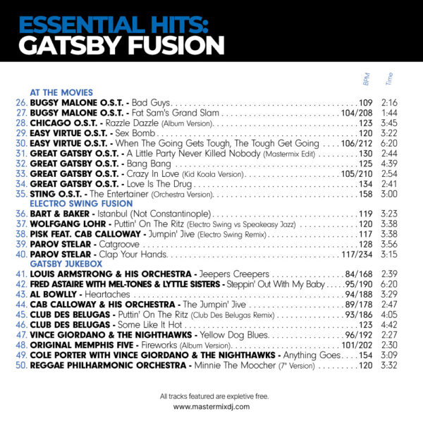 Essential Hits: Gatsby Fusion - Image 3