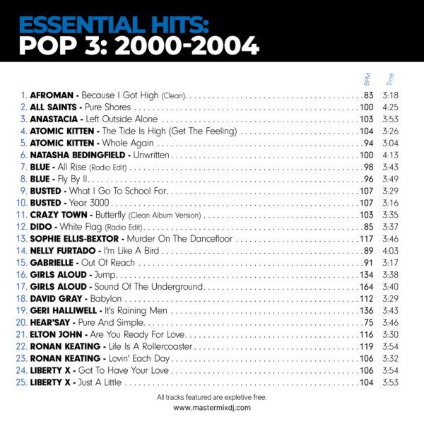 Essential Hits Pop 3 - 2000 - 2004 - Image 2