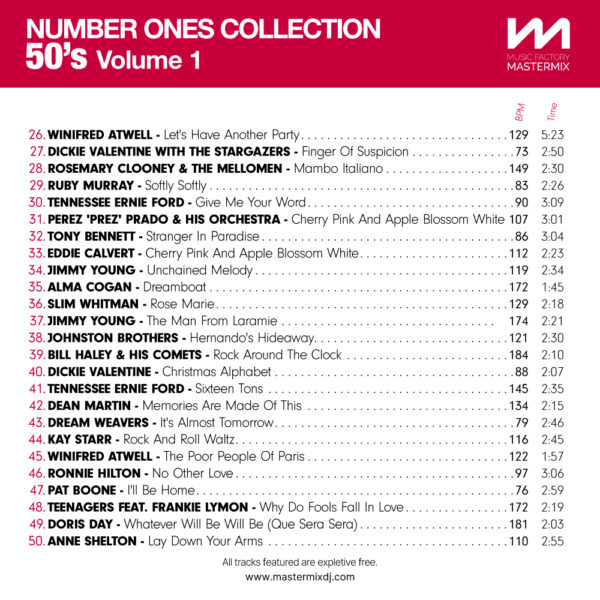 Number Ones Collection 50s - Image 3
