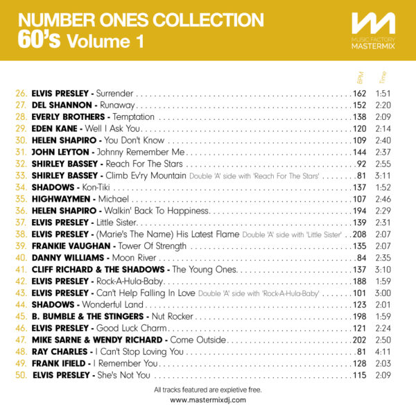 Number Ones Collection 60s Volume 1 - Image 3