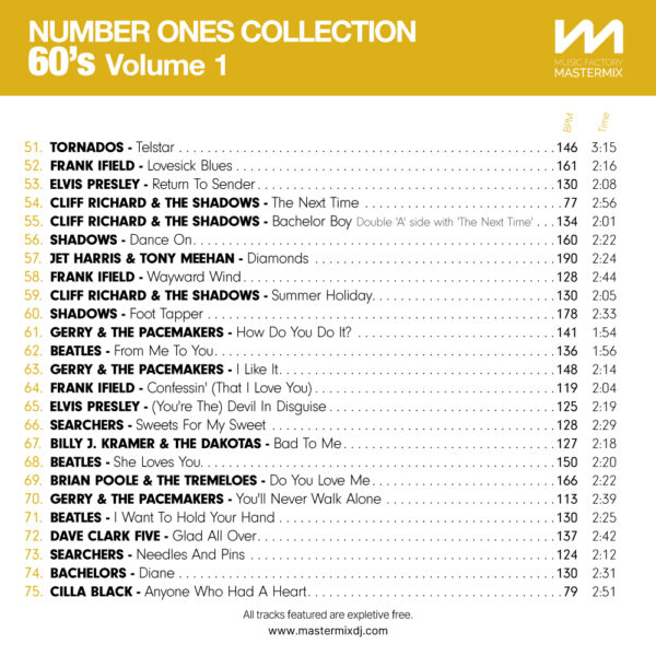 Number Ones Collection 60s Volume 1 - Image 4