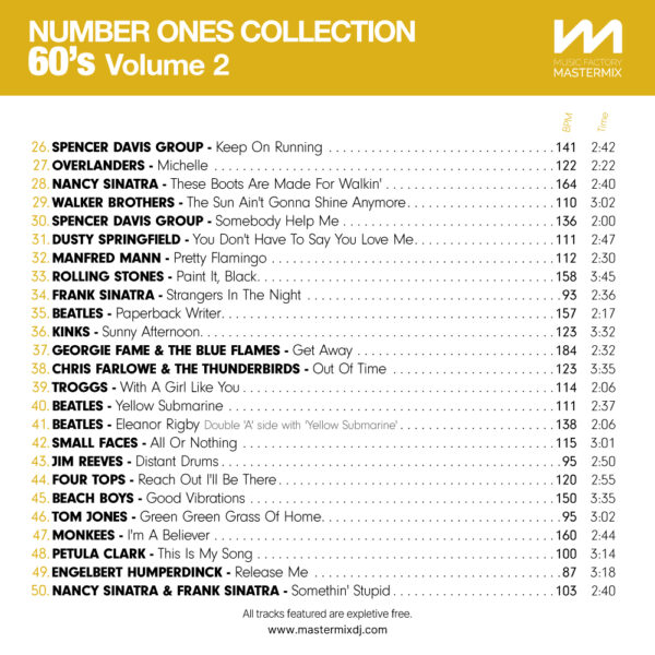Number Ones Collection 60s Volume 2 - Image 3