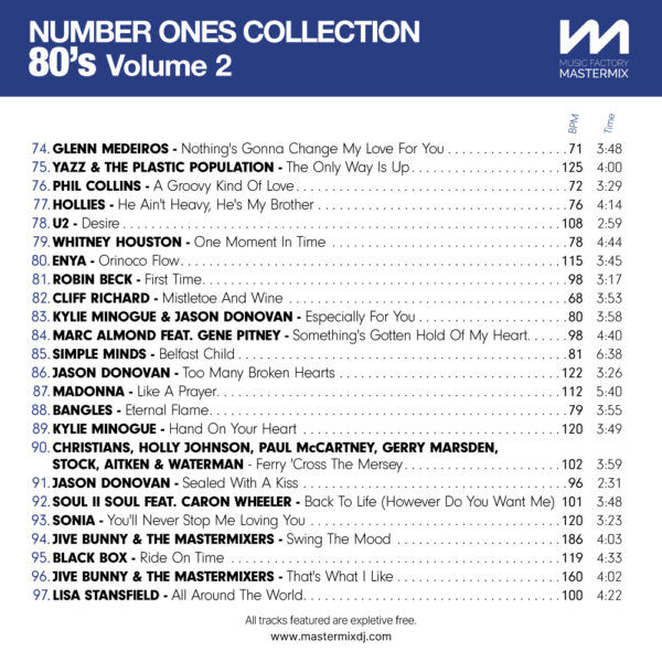 Number Ones Collection 80s Volume 2 - Image 5