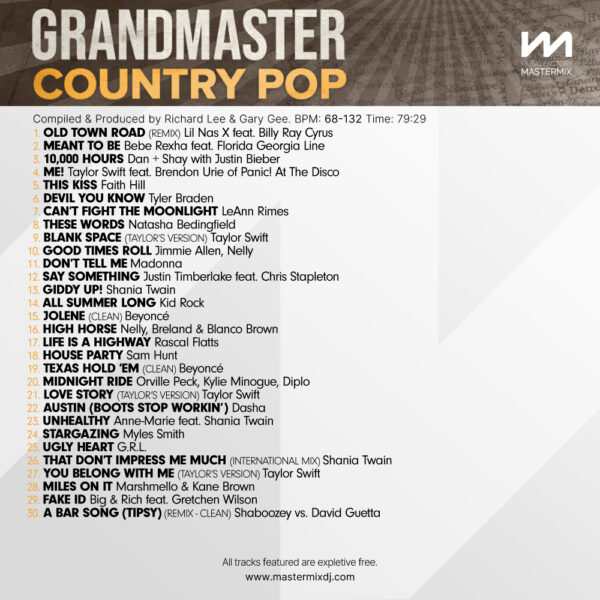 Grandmaster Country Pop - Image 2