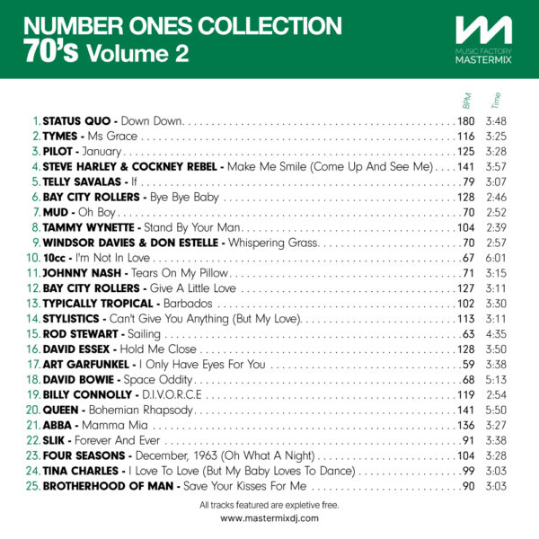 Number Ones Collection 70s Volume 2 - Image 2