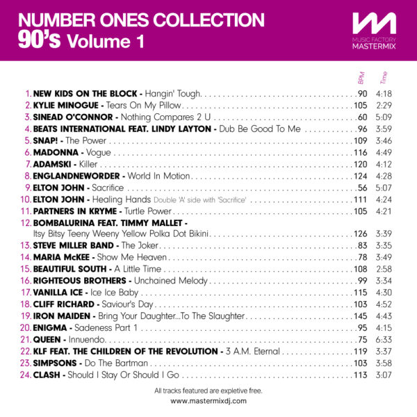 Number Ones Collection 90s Volume 1 - Image 2