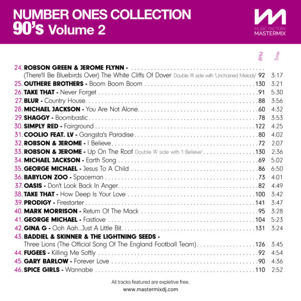 Number Ones Collection 90s Volume 2 - Image 3
