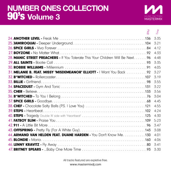 Number Ones Collection 90s Volume 3 - Image 3