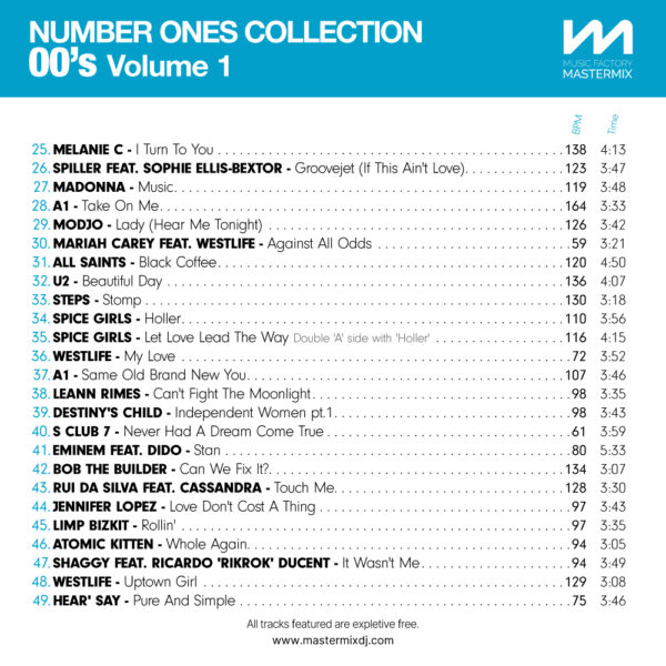 Number Ones Collection 00s Volume 1 - Image 3