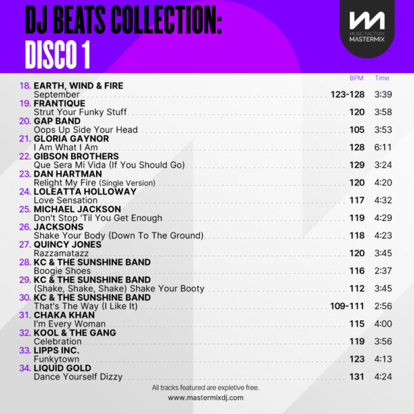 DJ Beats Collection: Disco 1 - Image 3