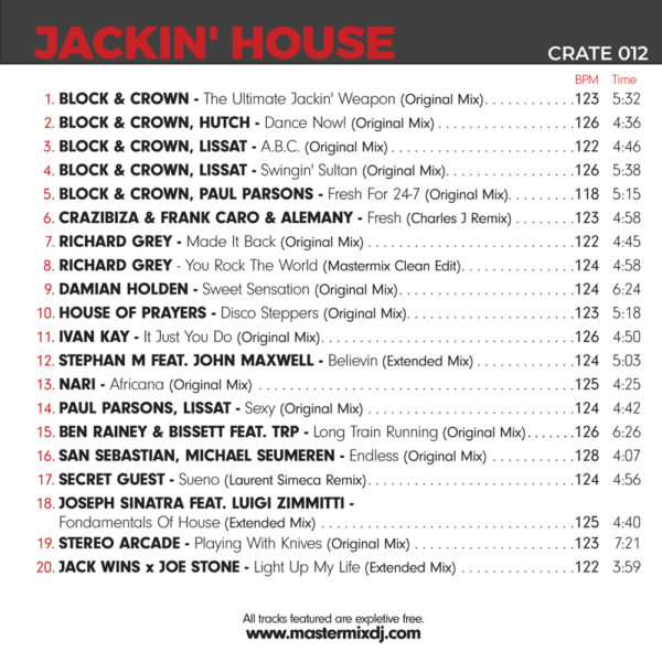 Crate 012: Jackin' House - Image 2