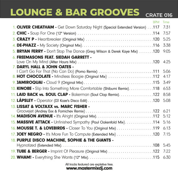 Crate 016: Lounge & Bar Grooves - Image 2