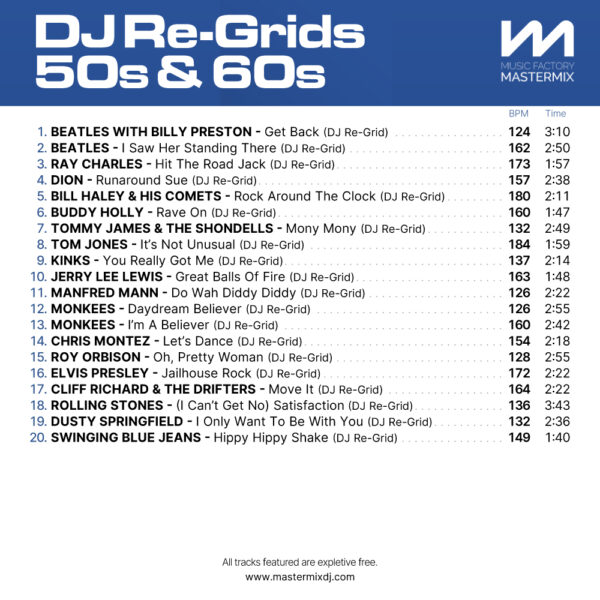 DJ Re-Grids - 50s & 60s Collection 1 - Image 2