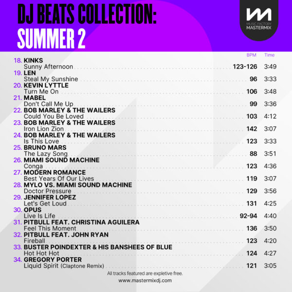 DJ Beats Collection: Summer 2 - Image 3