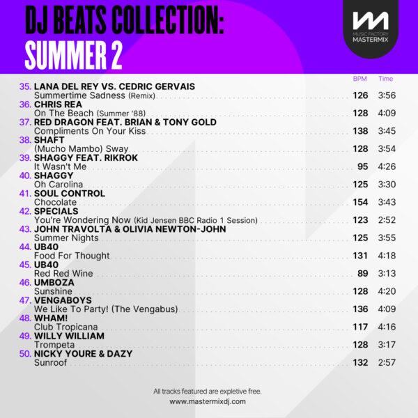 DJ Beats Collection: Summer 2 - Image 4