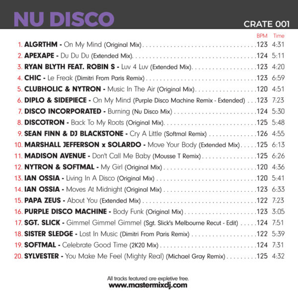 Crate 001: Nu Disco - Image 2
