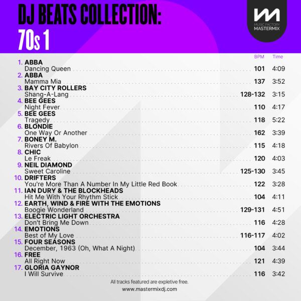 DJ Beats Collection: 70s 1 - Image 2