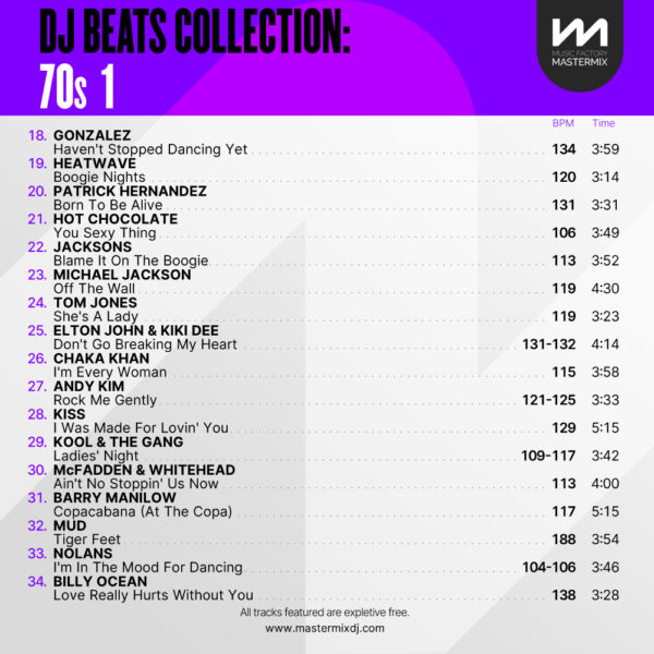 DJ Beats Collection: 70s 1 - Image 3